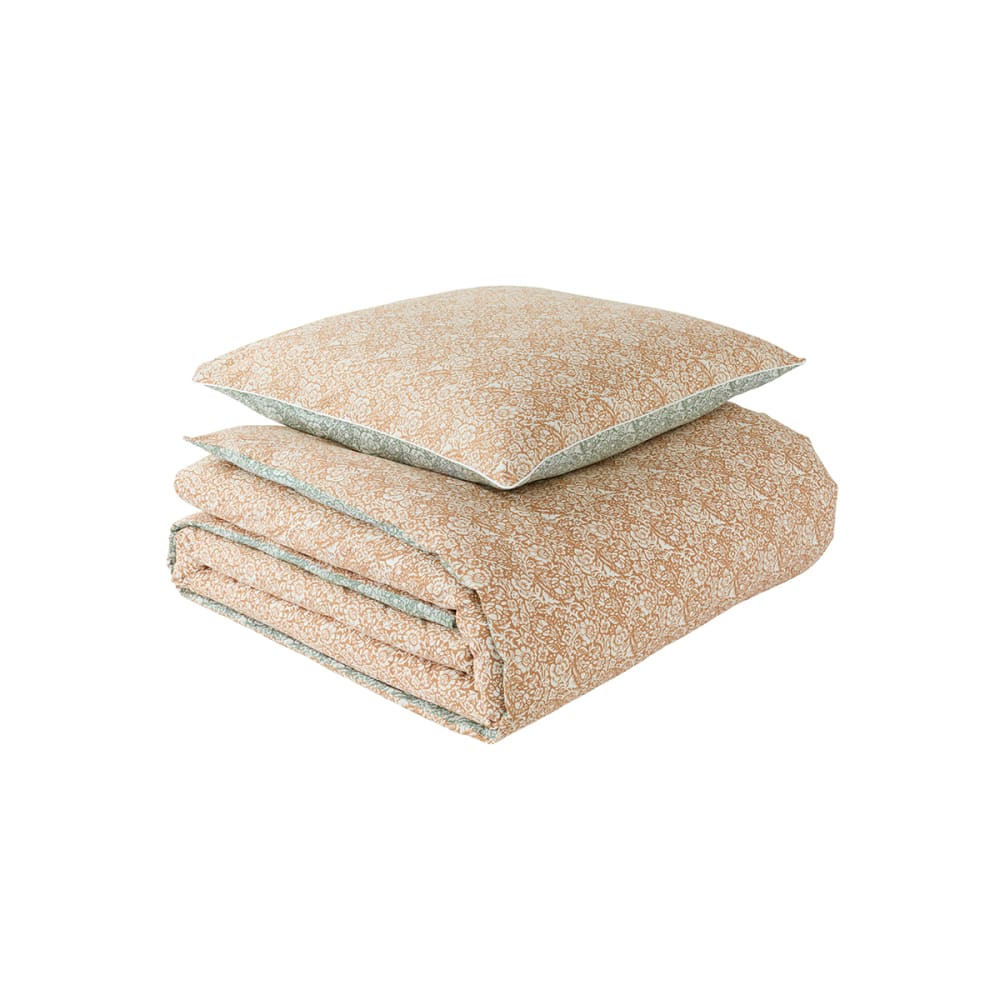 Parure imprimée en percale de coton multicolore 200x200 - Maisons du Monde