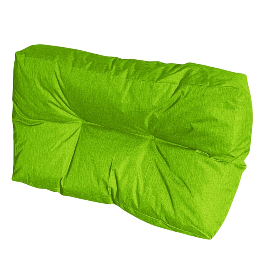 Coussin palette angle en polyester 60x40 cm vert