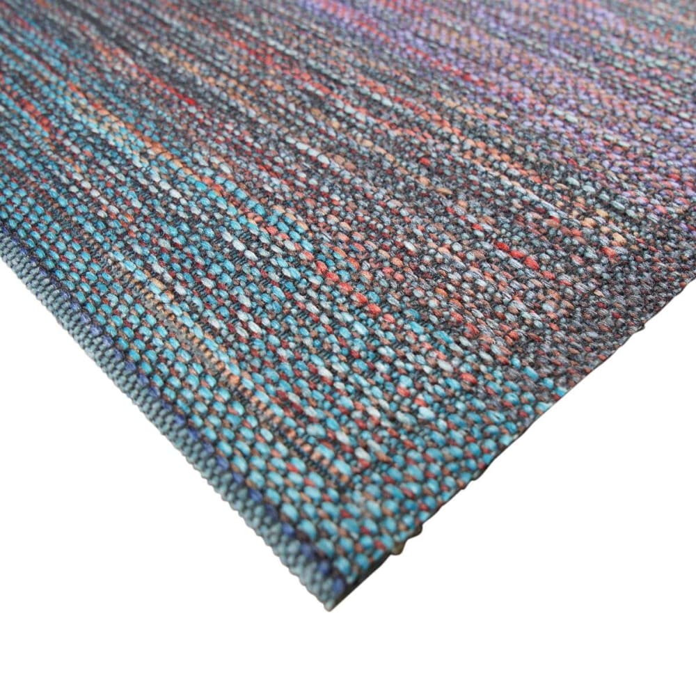 Tapis intérieur-extérieur motifs lignes bleu 200x290 — vue 4