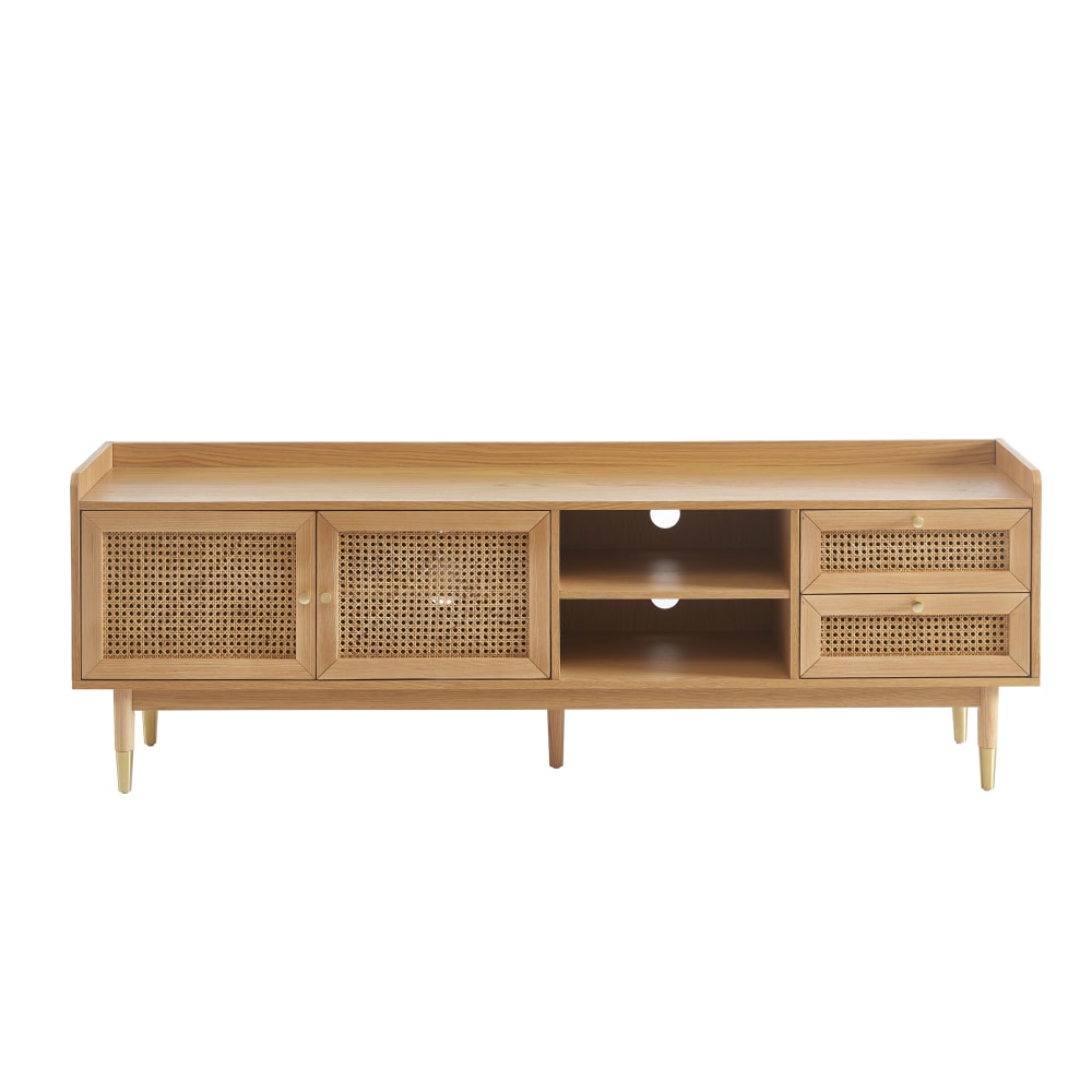 Meuble tv placage chêne