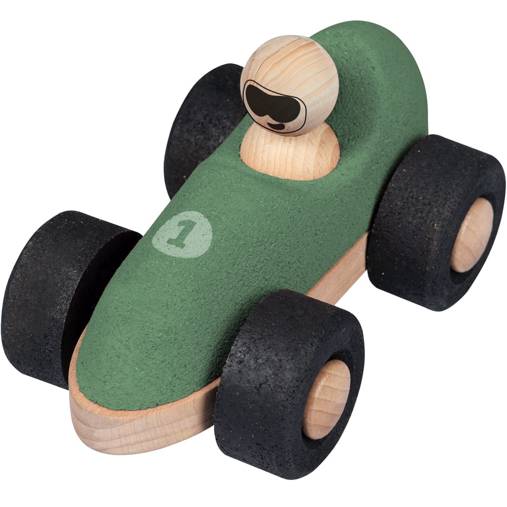 Korko Grüner Kork-Rennwagen GRÜN HOLZ Baby