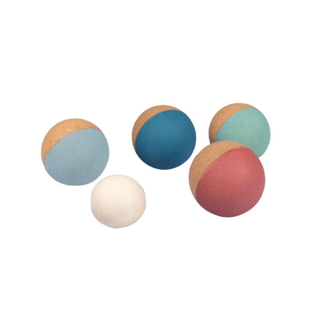 Jeu de pétanque boccia en liège (Korko) - Image 1