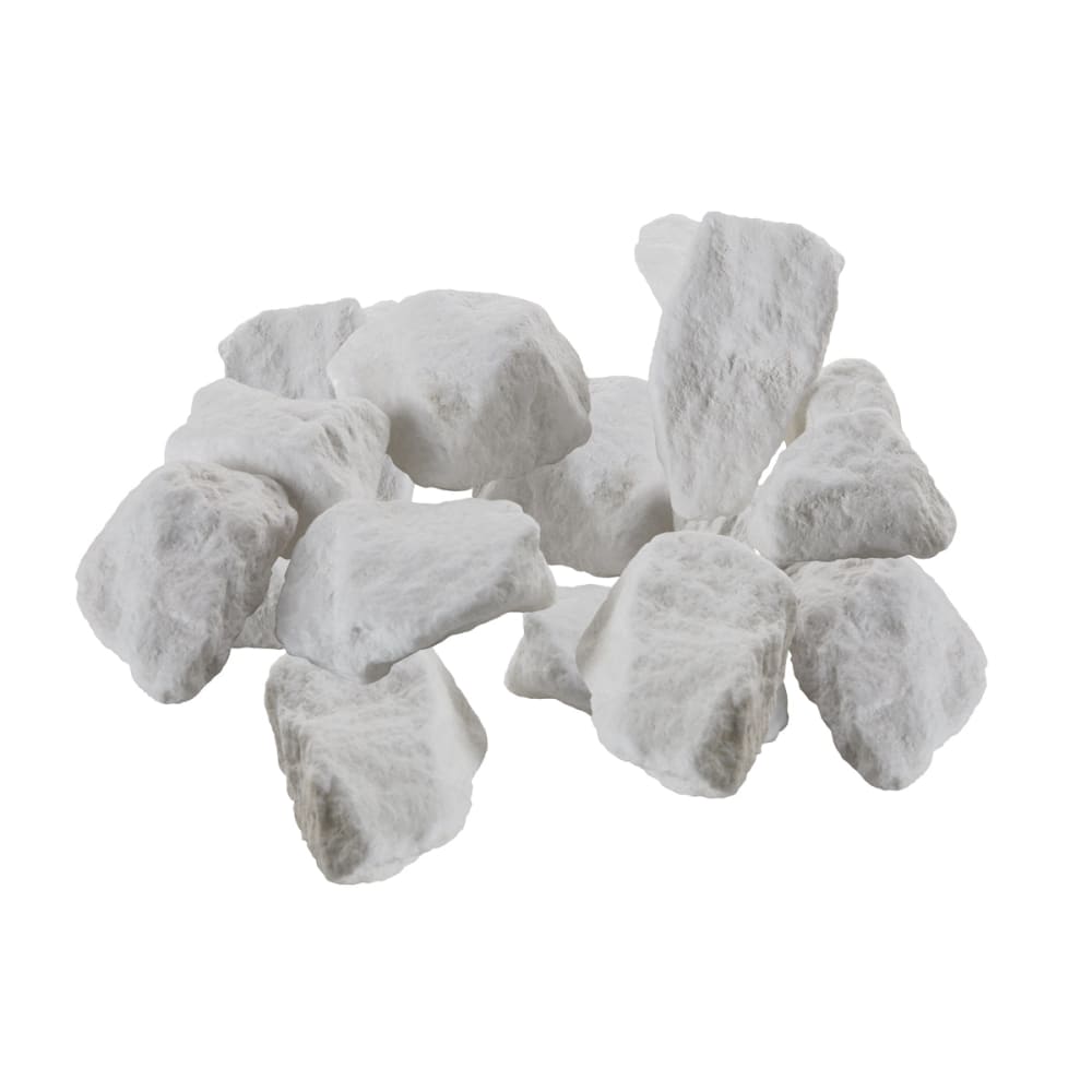 Pierres décoratives pour vase blanche H18