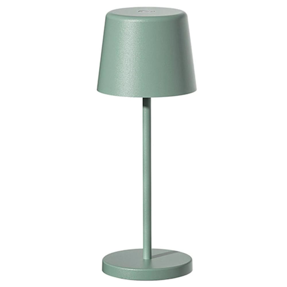 Lampe de table sans fil Acier Vert h22cm
