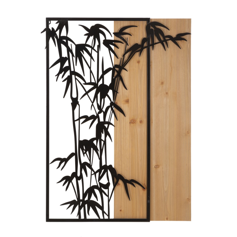 Panneau décoratif 3d - bois brun