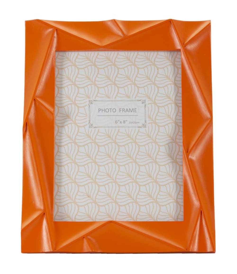 Cadre en résine orange 20,8x2x26 cm — vue 3
