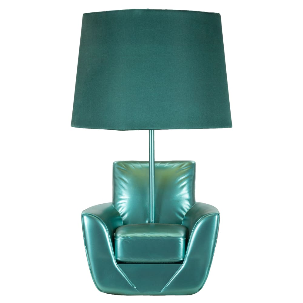 Lampe de table fauteuil - bleu