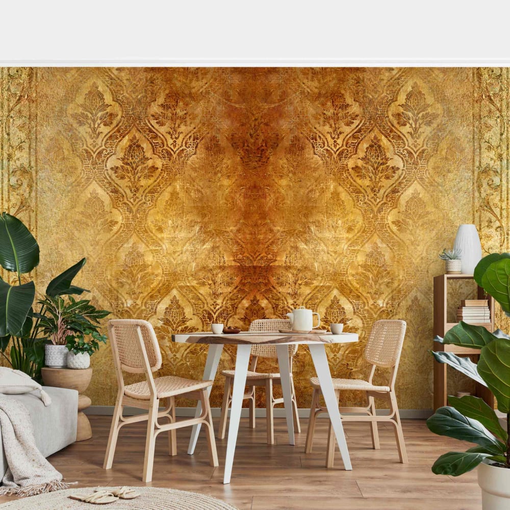 Fototapete aus Vlies - The 7 Virtues - Faith, gold 336 x 225 cm -