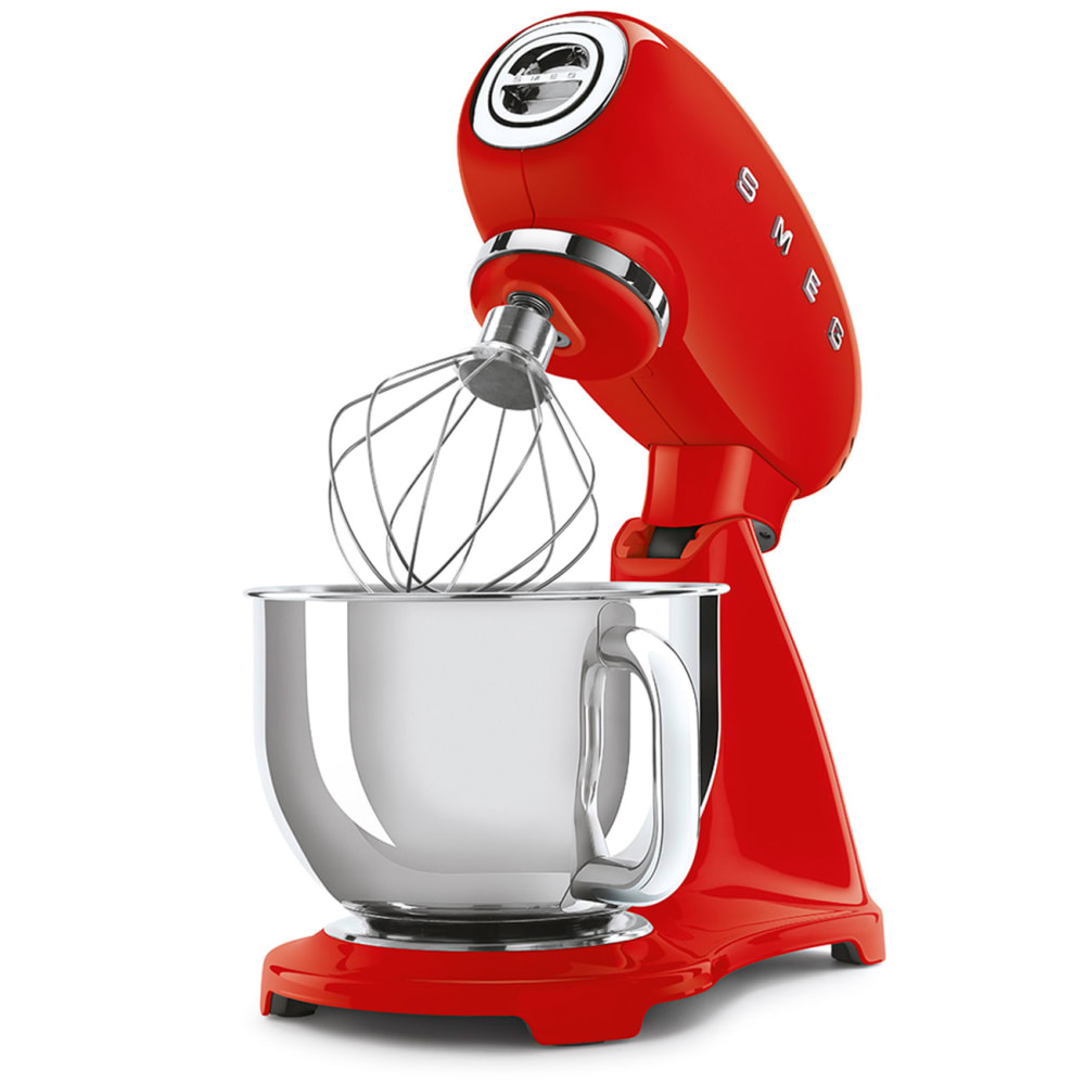 Robot pâtissier vintage rouge Smeg