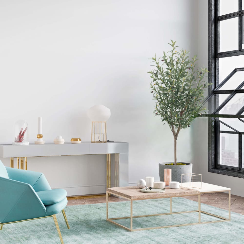 Plante artificielle Olivier en pot, H 150 cm