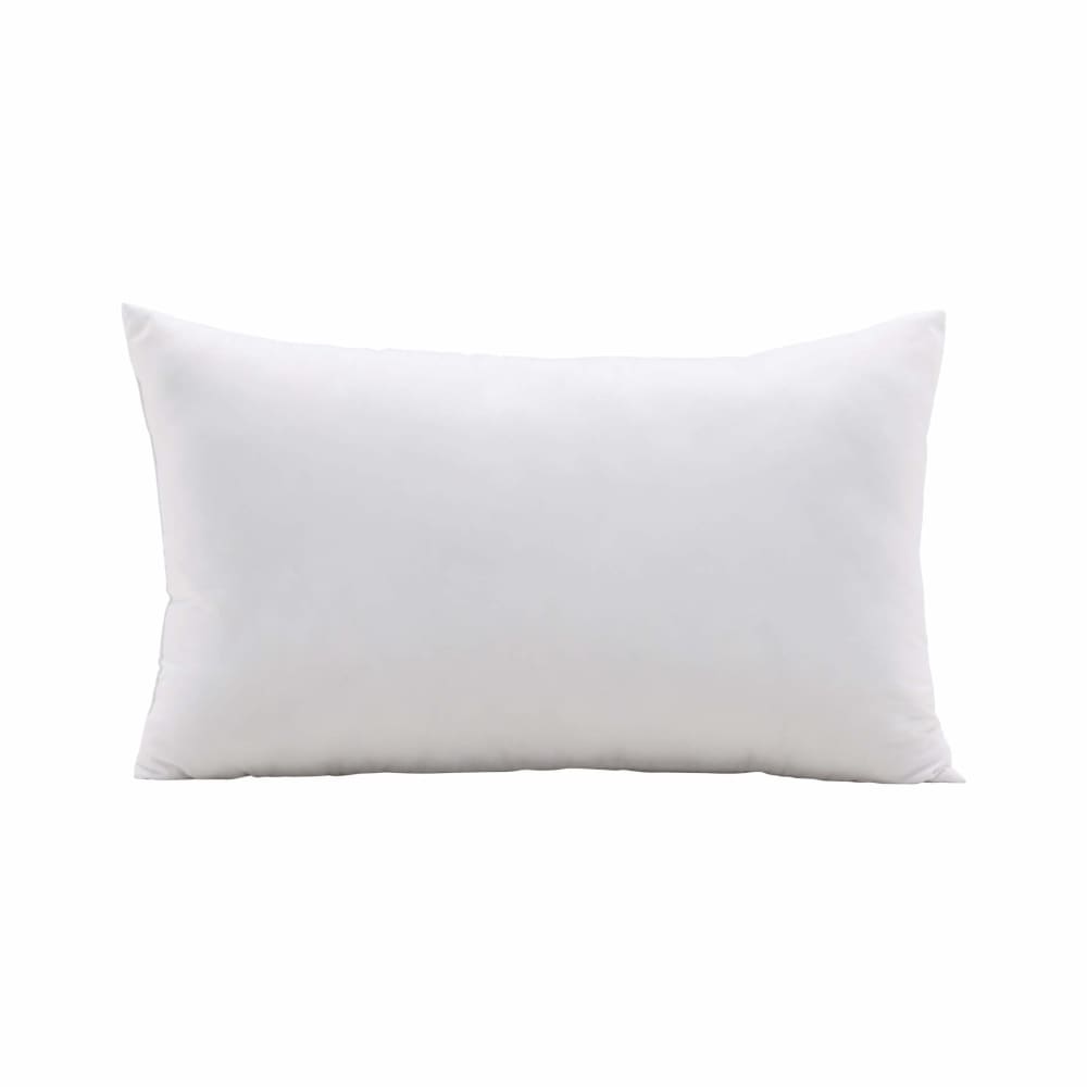 Relleno de cojín de microfibra blanco 30 x 50 cm