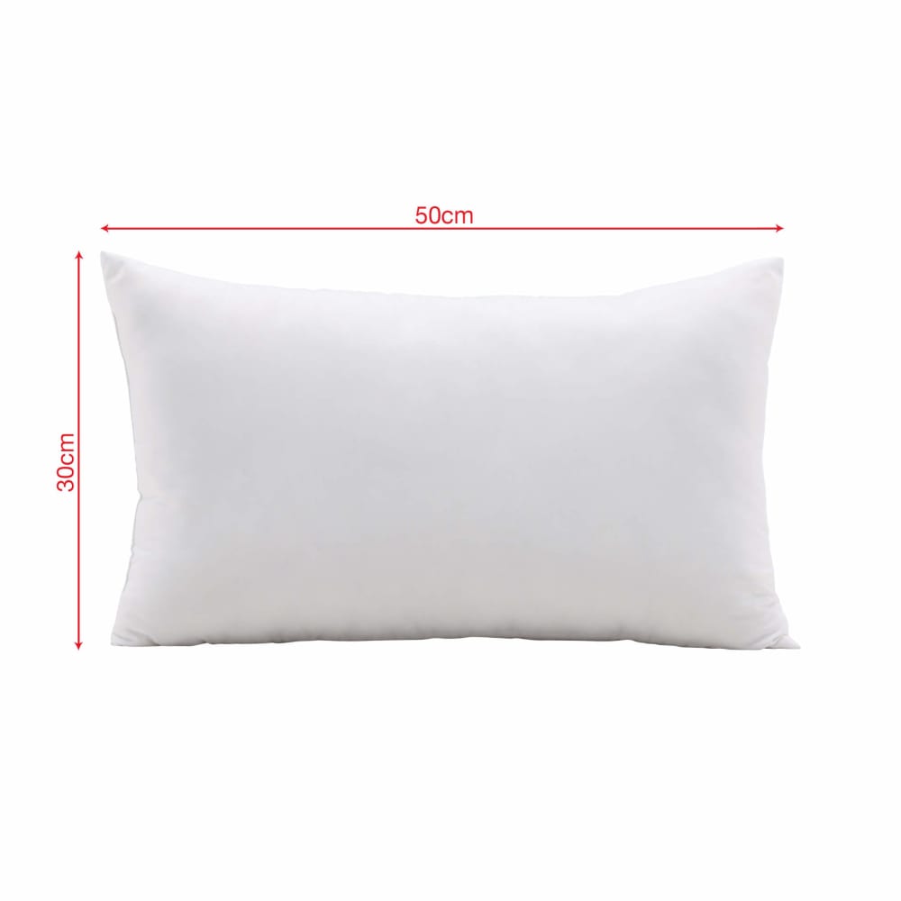 Relleno de cojín de microfibra blanco 30 x 50 cm — vue 4