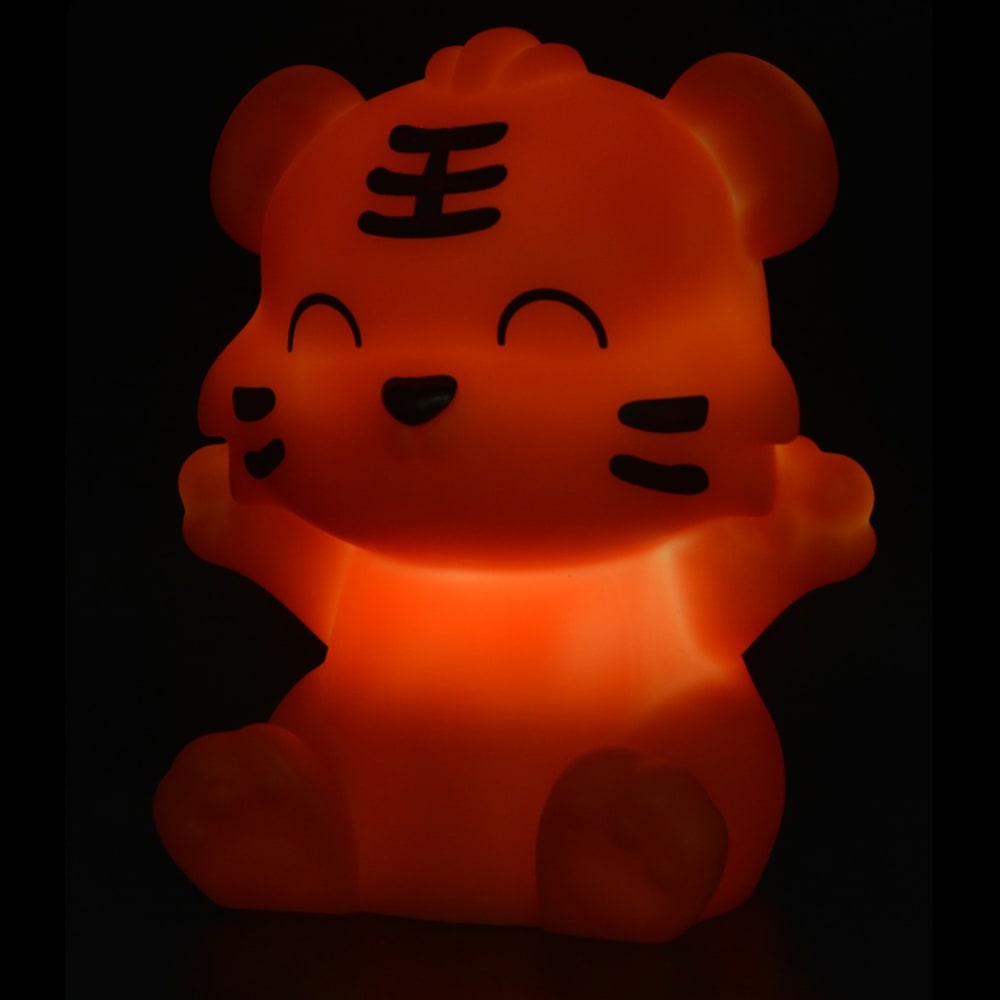 Veilleuse petit tigre à défilement de couleurs - Maisons du Monde