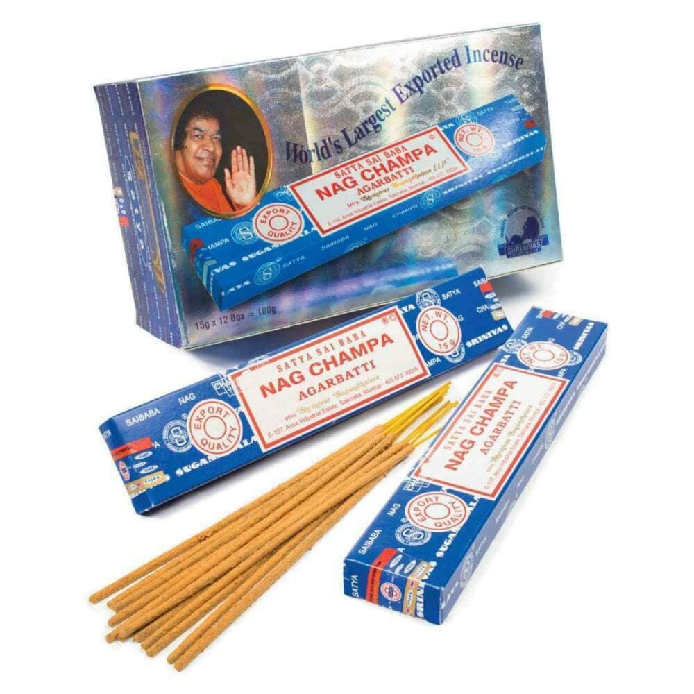 12 boites d'Encens nag champa classique 180 batons