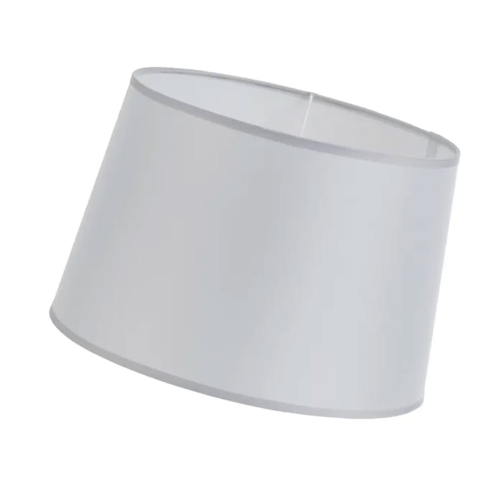 Unimasa Abat-jour conique gris 28,5 cm style classique chic - Tissu