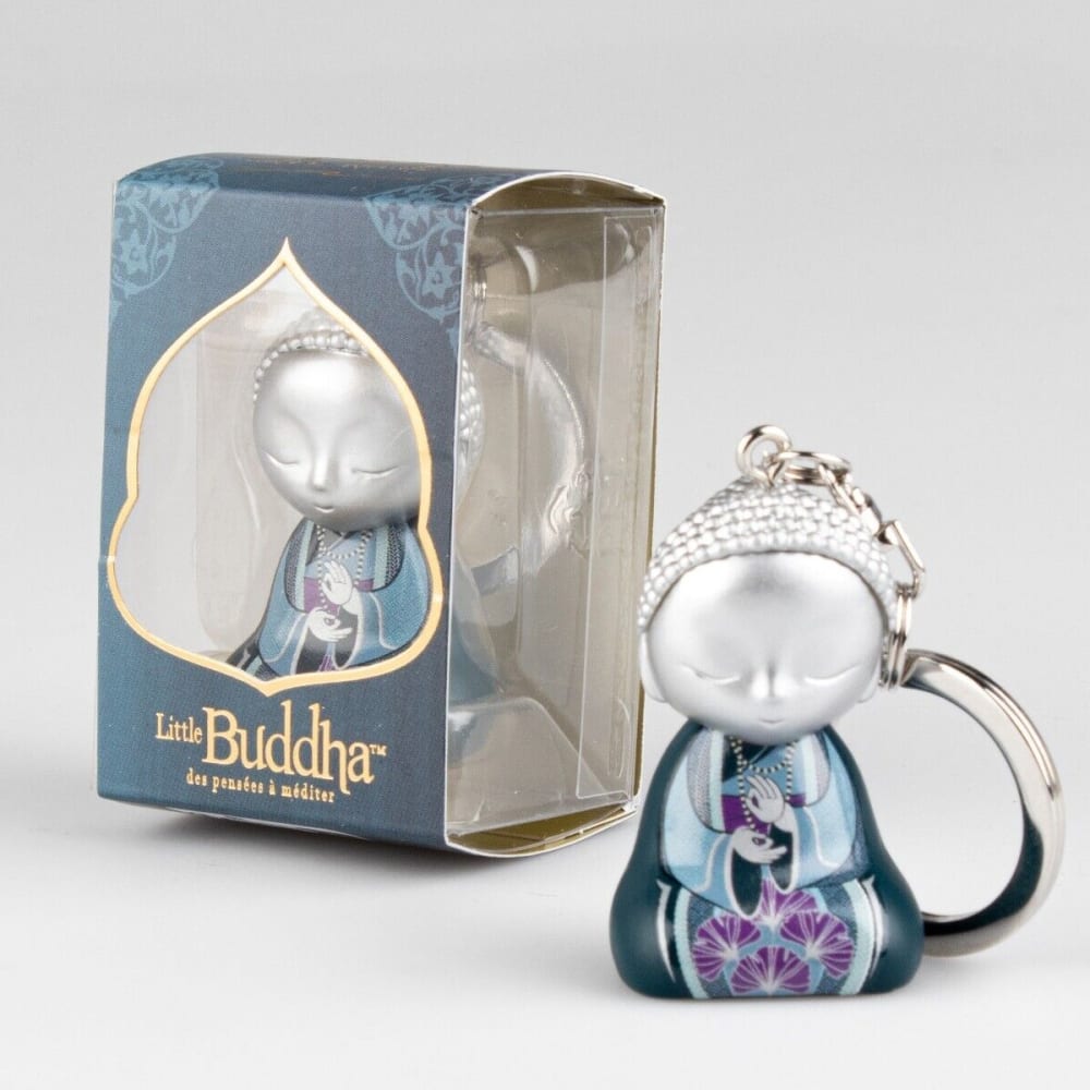 Porte clef little buddha bleu 4.5 cm - Maisons du Monde