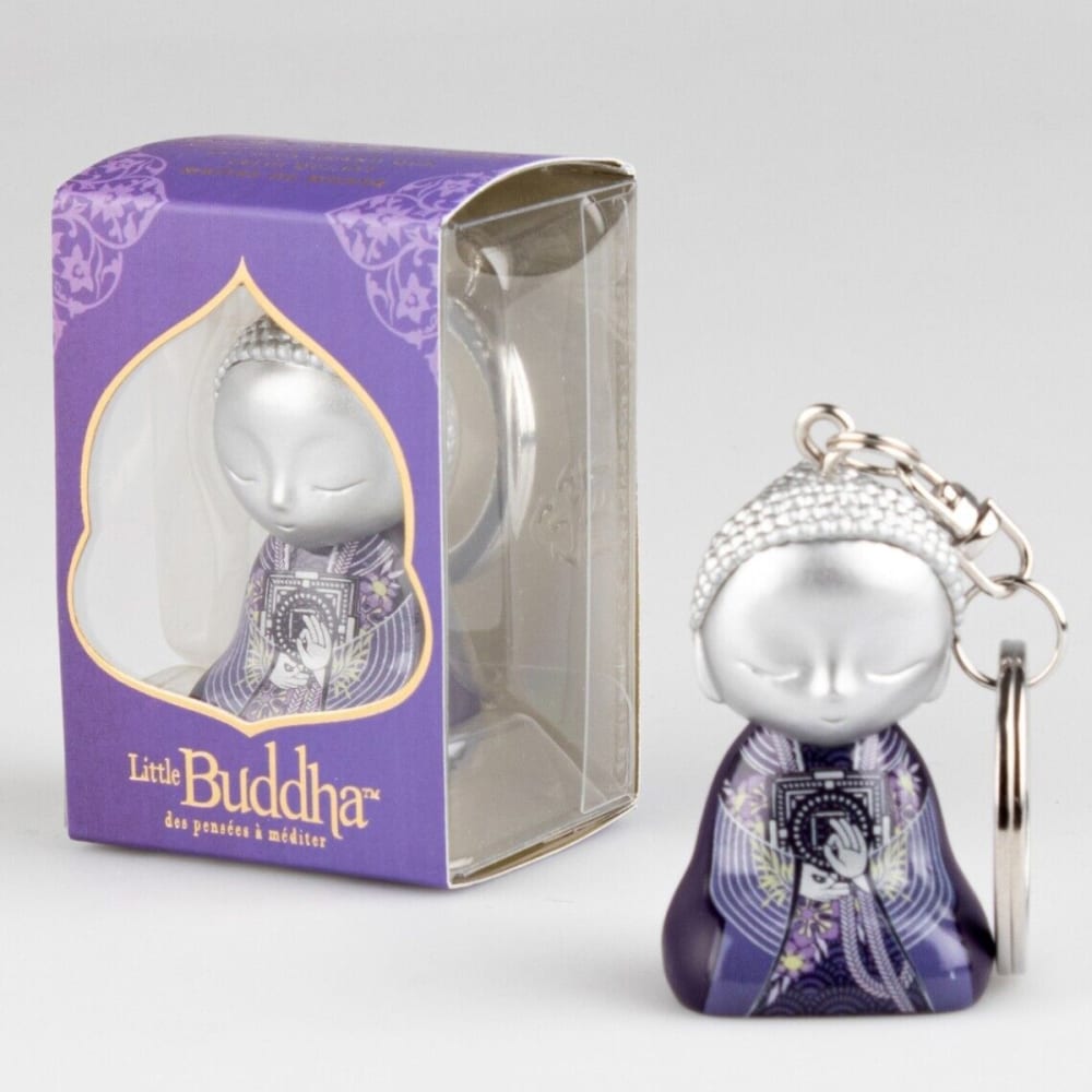 Porte clef little buddha violet 4.5 cm - Maisons du Monde