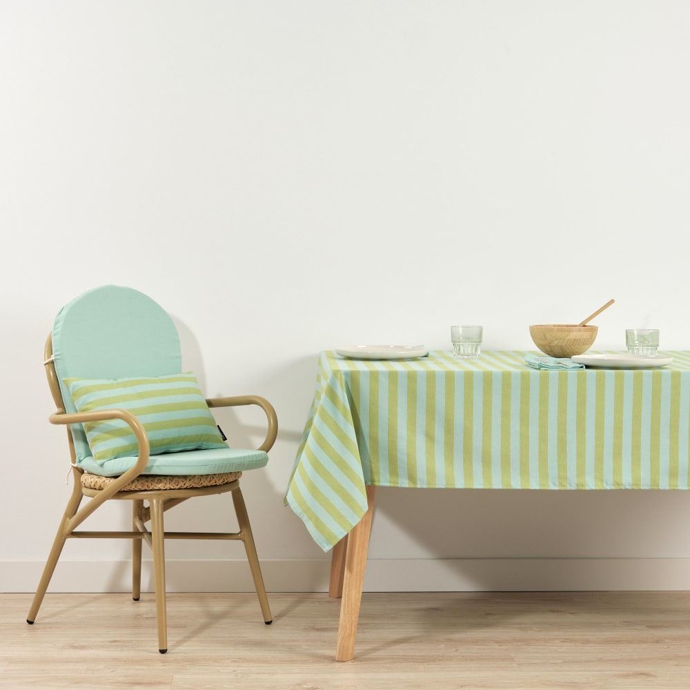 Muare Home Fleckabweisende Tischdecke aus Baumwolle mehrfarbig 250x160 cm style modern - Baumwolle