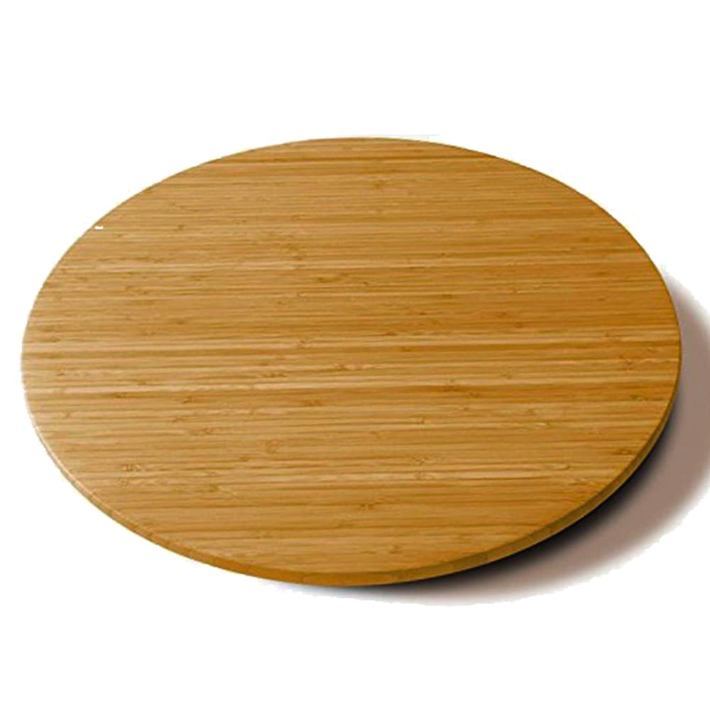 Plateau rond en bambou rotatif 35cm Plateau rond en bambou rotatif 35cm