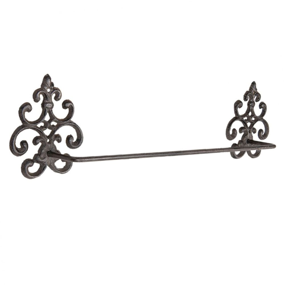 Porte-serviettes mural en métal marron 58x6x15cm - Maisons du Monde