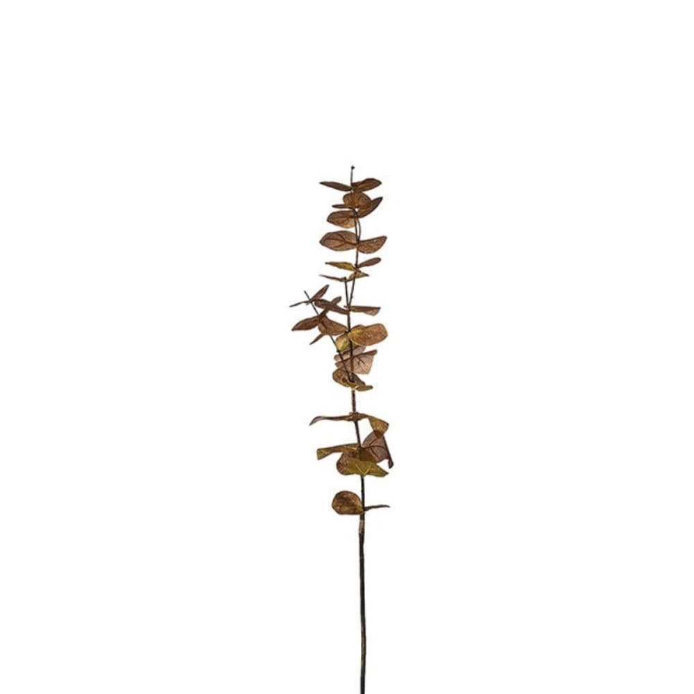Sia Deco Tige d'eucalyptus artificielle marron et verte h90 style contemporain - Pes - Polyester