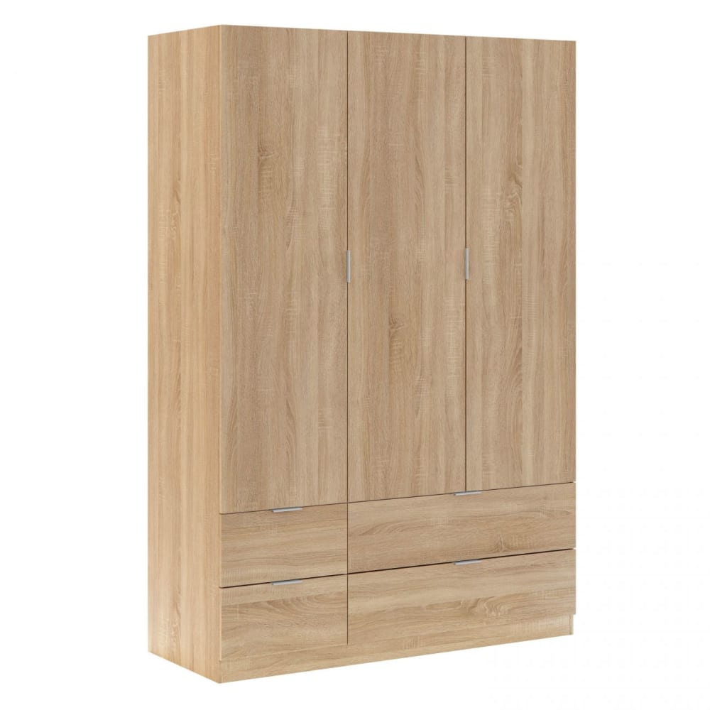 armoire 3 portes 4 tiroirs