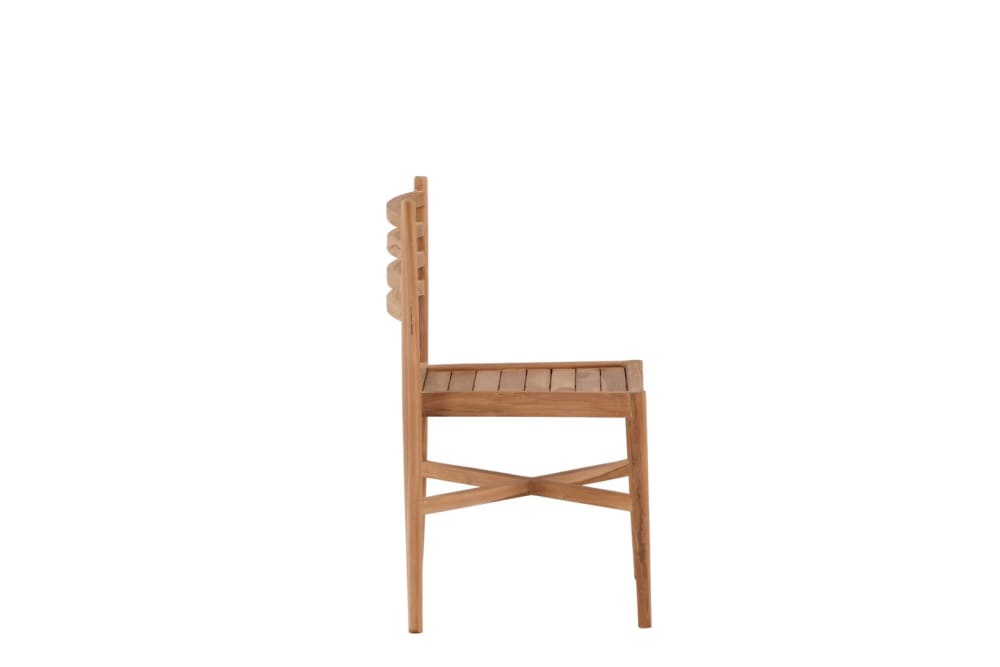 Chaise de jardin moderne en bois KEMILA bois (teck) nature - Maisons du Monde