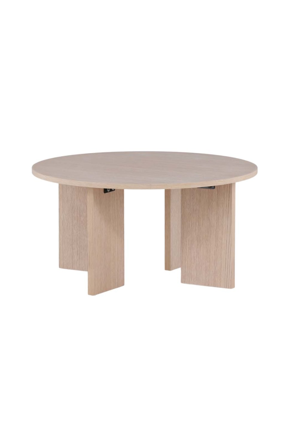 Couchtisch Ø80cm, Cremeweiß - Maisons Du Monde