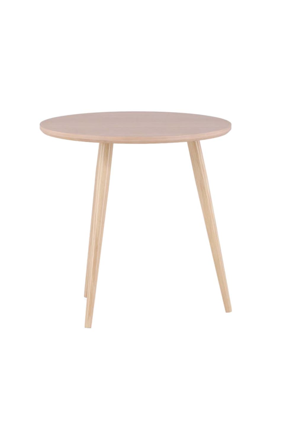 Table basse scandinave en bois et métal KELLY naturel 48x48x48cm - Maisons du Monde