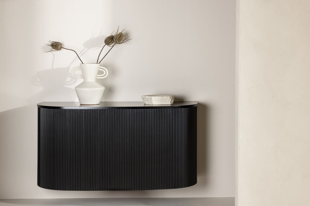 Sideboard Loca 120cm, Schwarz - Maisons Du Monde