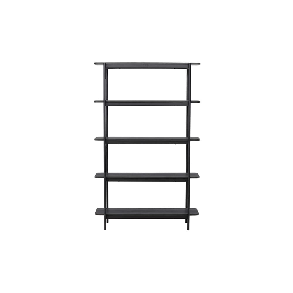 Etagère moderne en bois et métal noir - Maisons du Monde