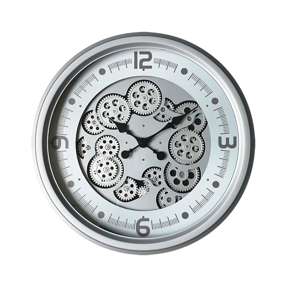 EMDE Horloge moderne à mécanismes 52cm argente Argenté Métal