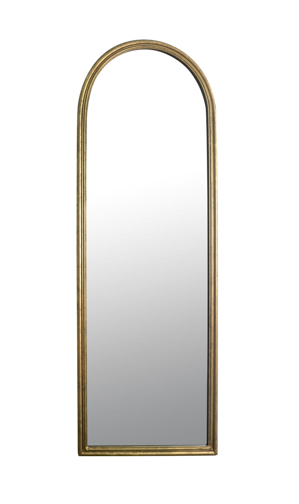 Miroir fenêtre en métal doré 170x60cm