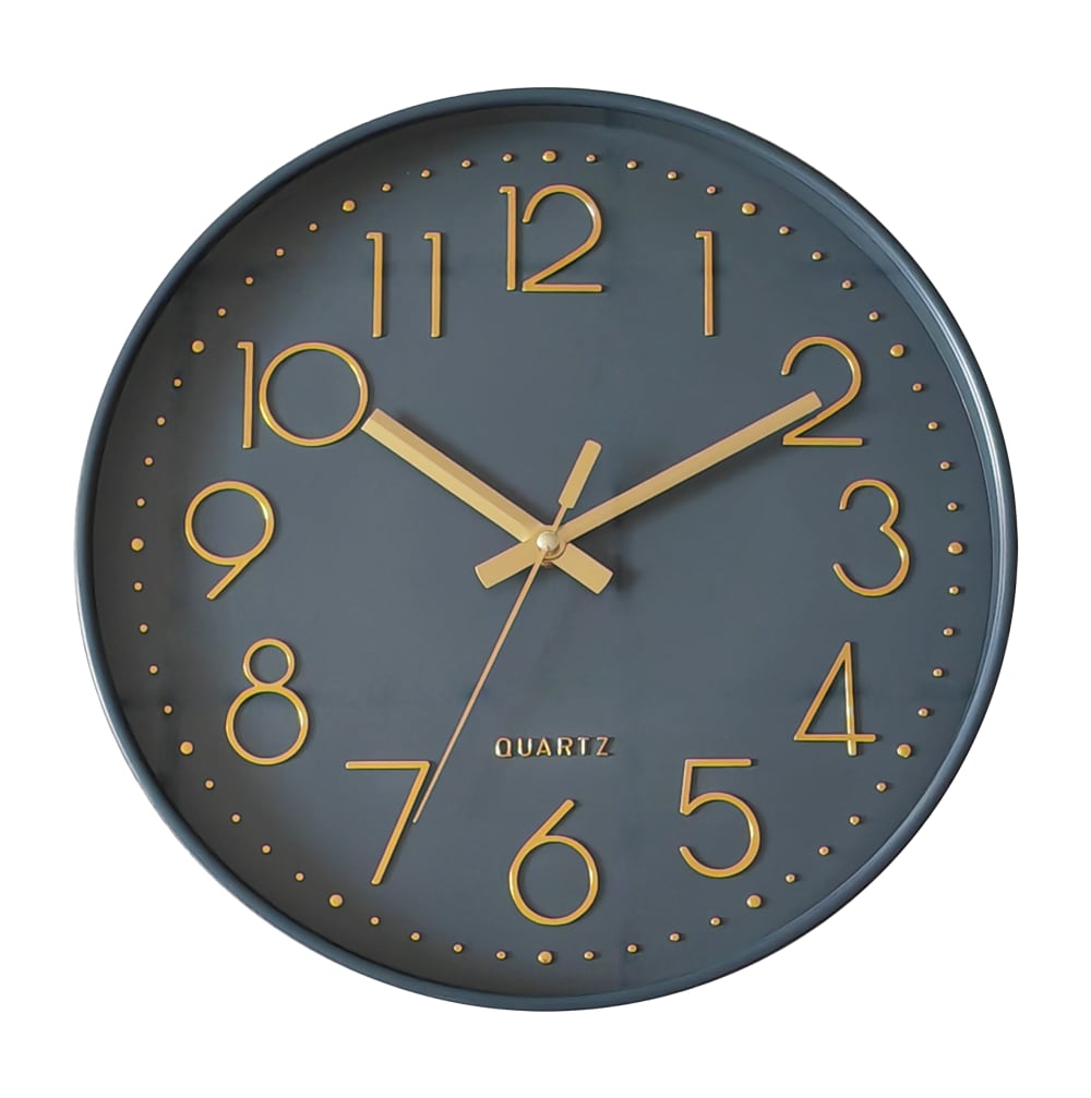 EMDE Horloge murale bleu nuit D30,5cm - Résine
