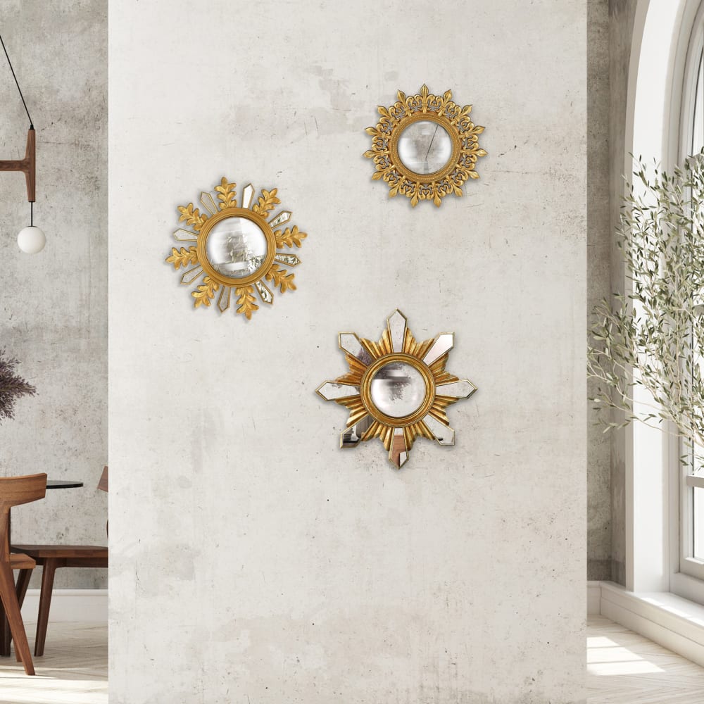 Miroir soleil rond convexe 25cm - Maisons du Monde