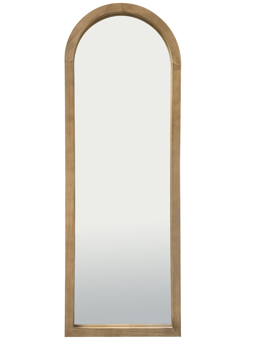 Miroir arche en bois clair 60x170cm