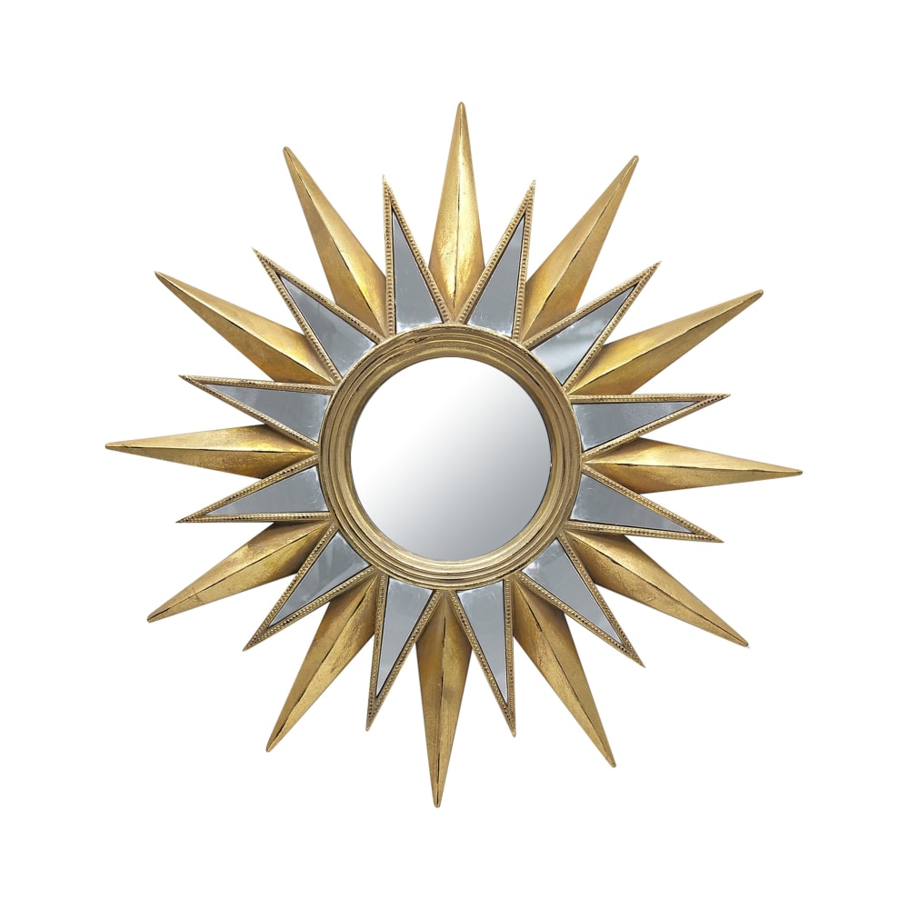Miroir en forme d'étoile 40,5cm dore - Maisons du Monde
