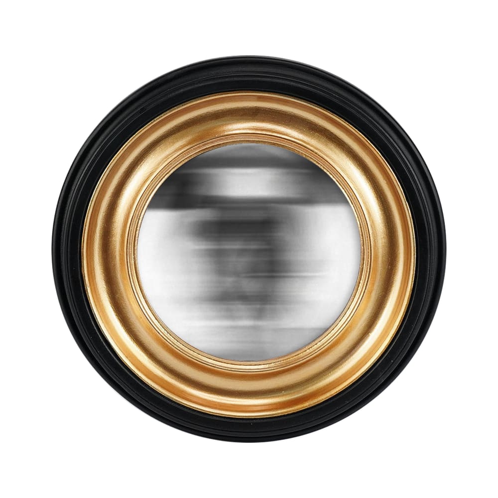 EMDE Miroir convexe rond 23,5cm noir - Résine