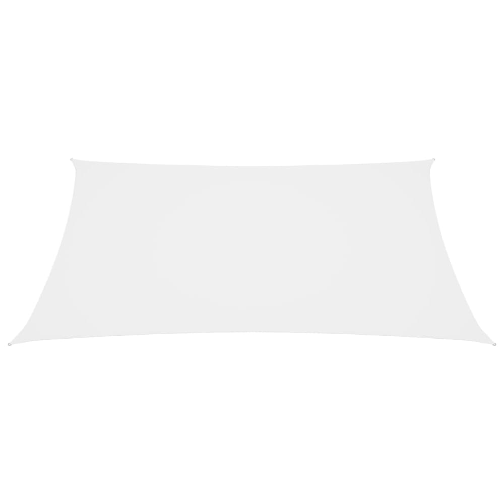 Voile de parasol tissu oxford rectangulaire blanc 200x250 cm