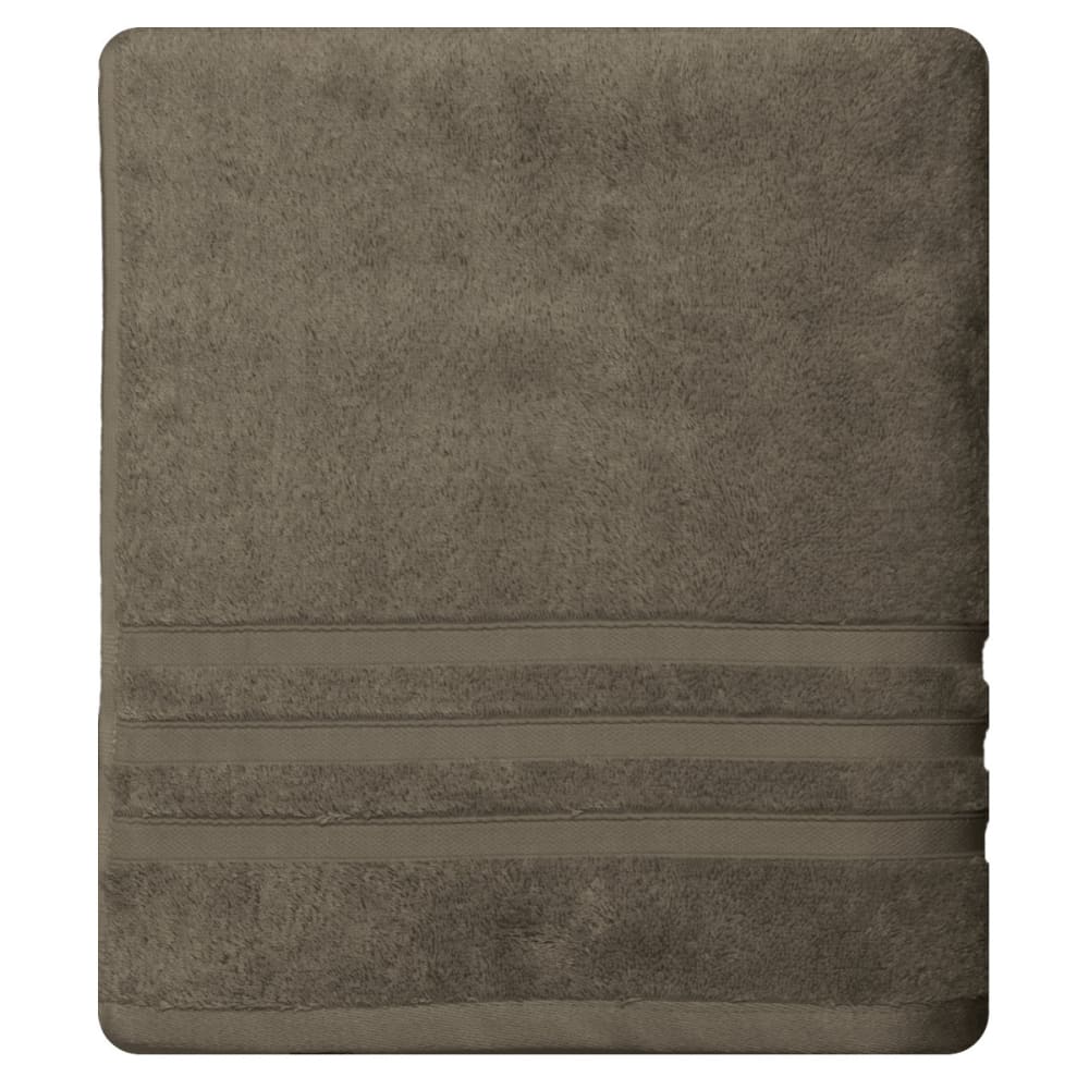 Ddrap de bain 600 g/m² noisette 70x140 cm