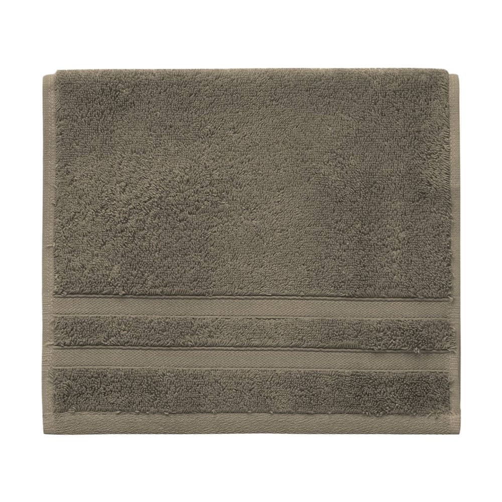 Llot de 3 serviettes invité 600 g/m² noisette 30x50 cm - Maisons du Monde