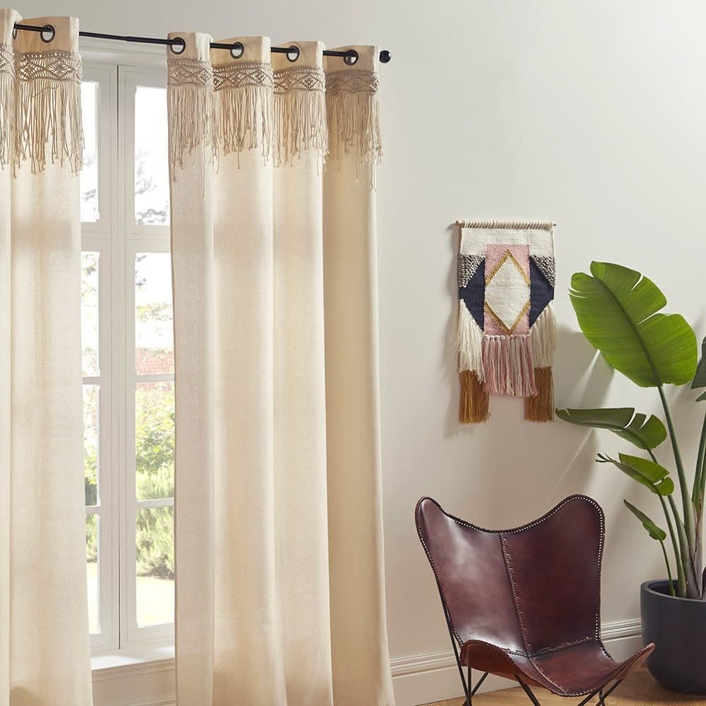 Rideau [ ]coton[ ]beige[ ]140 x 260 - Maisons du Monde