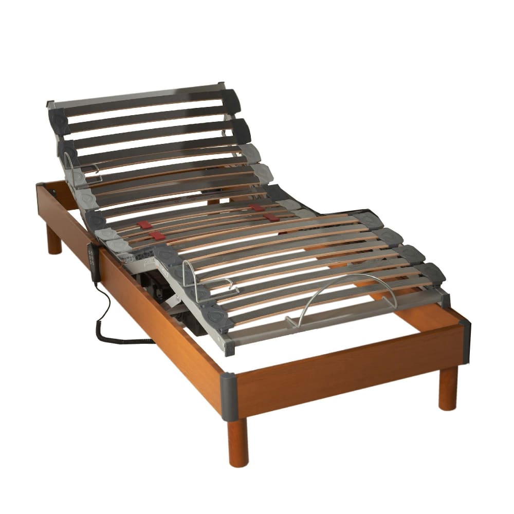 Sommier électrique et matelas mémoire forme couette oreillers 90x190 - Maisons du Monde