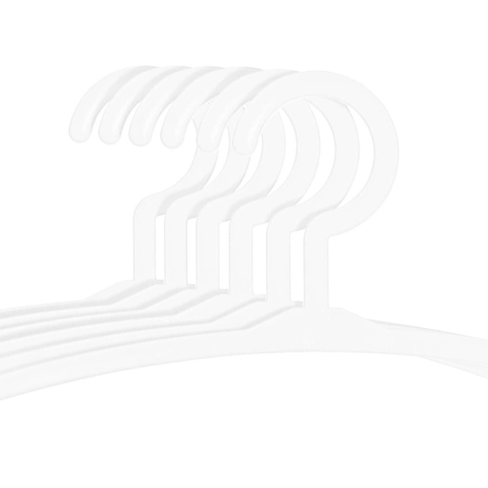 Cintres en plastique x 6 pour enfant blanc 28.5x13.8 cm - Maisons du Monde