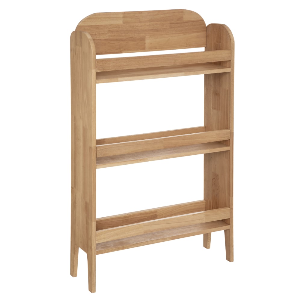 Bibliothèque pour enfant bois beige 58.5x18.5x100 cm