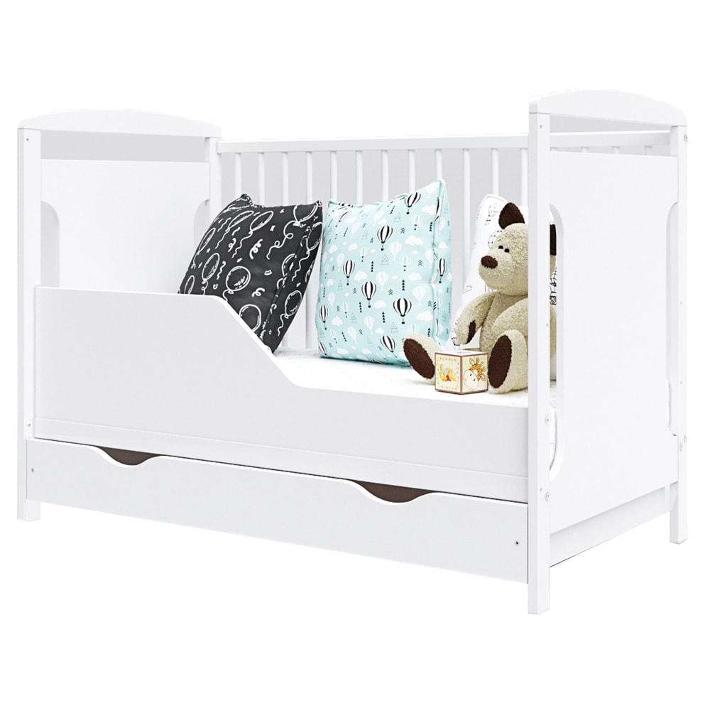 Lit bébé évolutif avec tiroir - 120x60 cm - Maisons du Monde