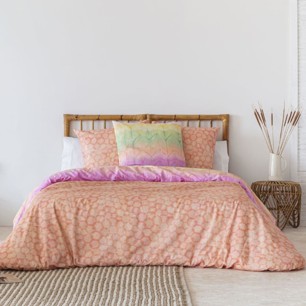 Housse de couette réversible en coton 140x200 cm multicolore - Maisons du Monde