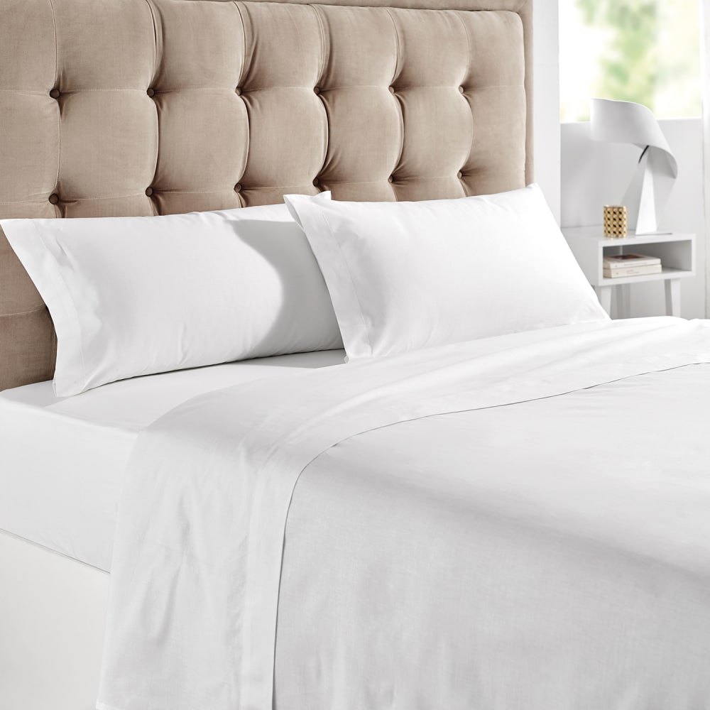 Drap Housse 150x200cm PIKOLIN HOME 100% Coton Ajustable