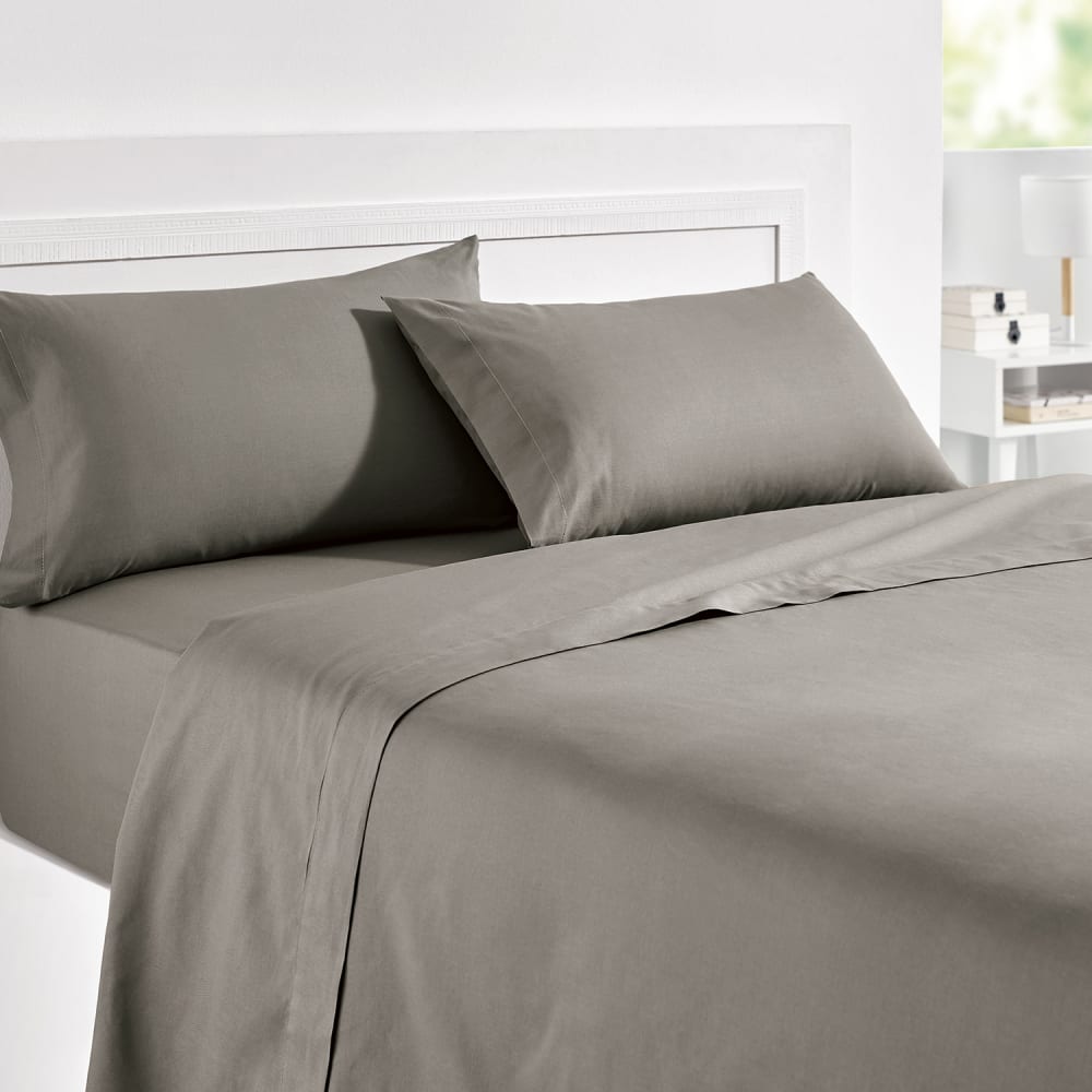 Drap Housse 180x200cm PIKOLIN HOME Coton Ajustable 140 fils