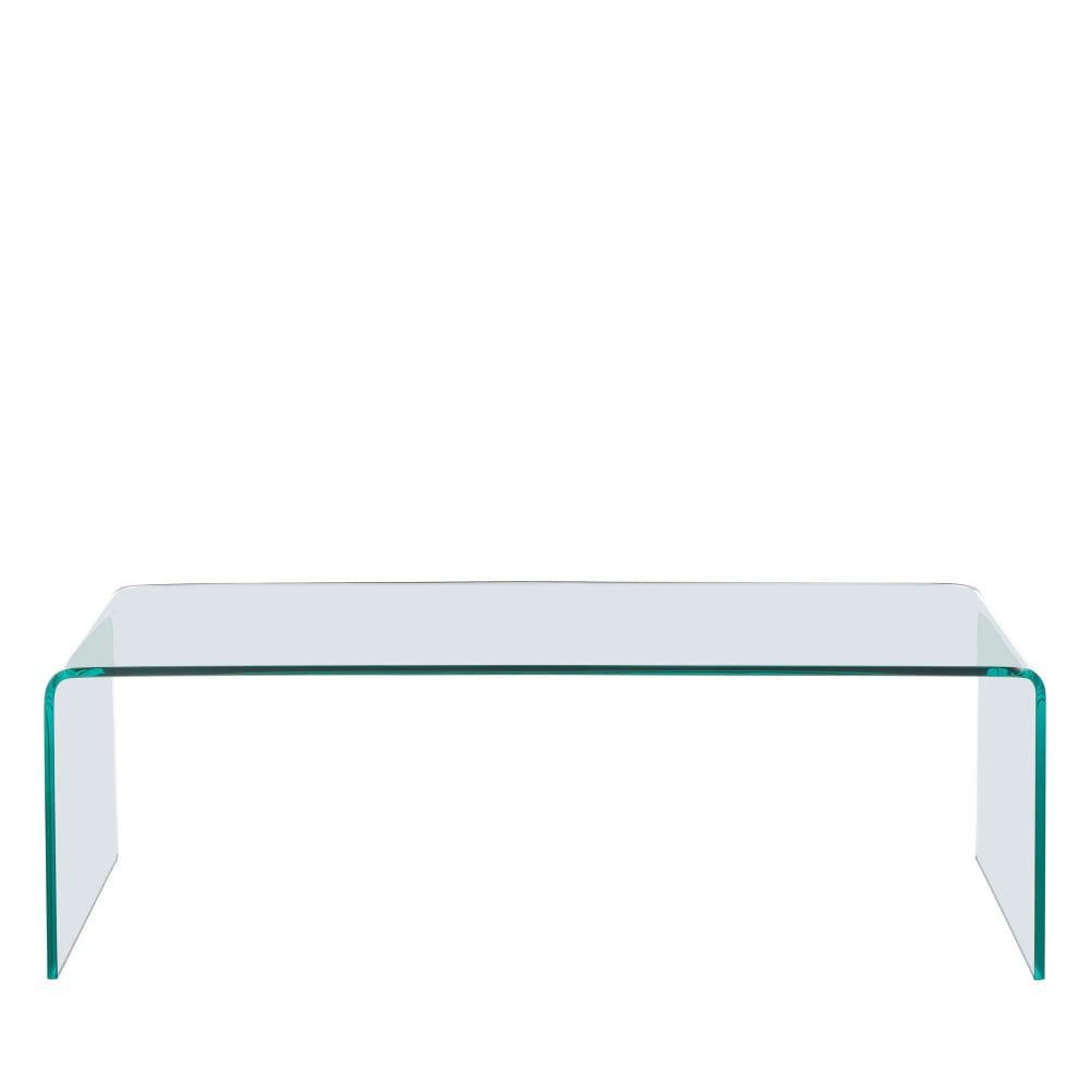 Table basse en verre L110cm - Transparent